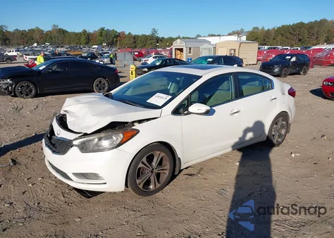 2016 Kia Forte Ex из США, поврежденный, VIN KNAFZ4A86G5553547